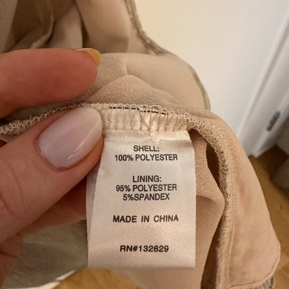 Superdown Hailee High Slit Maxi Dress in Champagne - XS - Picture 12 of 12